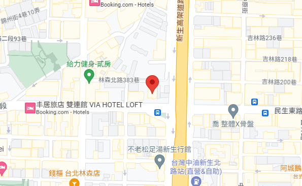 S 男模會館原站位置示意圖